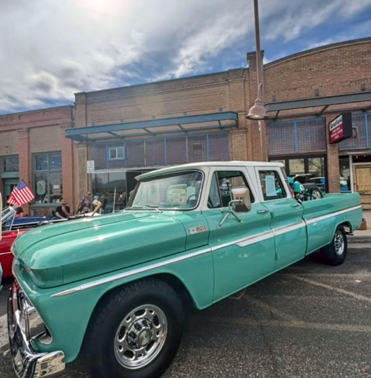 1965 Chevrolet Pickup. Green