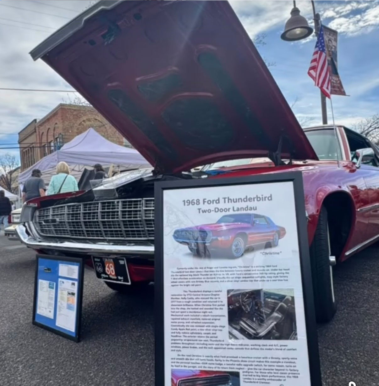 1968 Ford Thunderbird  Candy Apple Red