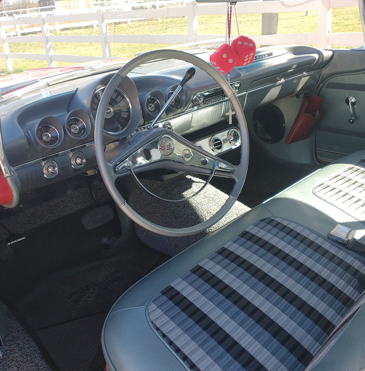 1959 Chevrolet Impala. Roman Red Best interior